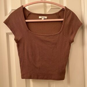 Madewell Ribbed Crop Top